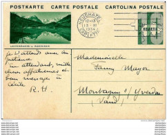 57 - 59 - Entier Postal Avec Illustration "Unterägeri" Oblit Mécanique 1934 - Enteros Postales