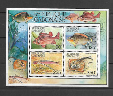 Gabon 1987 Fishes MS MNH - Poissons