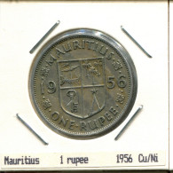 1 RUPPE 1956 MAURITIUS Münze #AS387.D.A - Mauritius