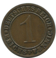 1 REICHSPFENNIG 1933 A ALLEMAGNE Pièce GERMANY #AE226.F.A - 1 Reichspfennig