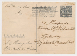 Card Soerabaja -Djakarta Neth. Indies / Dai Nippon 2603 - Niederländisch-Indien