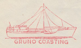 Meter Cover Netherlands 1951 Shipping Company Gruno Coasting - Bateaux