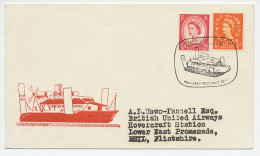 Cover / Postmark 1962 Hovercraft - Bateaux