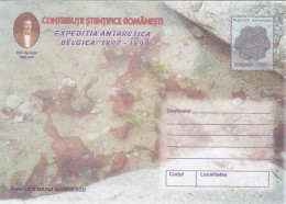 BELGICA ANTARCTIC EXPEDITION, SHIP, EMIL RACOVITA, STARFISH, SOUTH POLE, COVER STATIONERY, 1999, ROMANIA - Spedizioni Antartiche