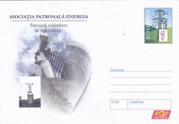 EMPLOYER'S ASSOCIATION, ELECTRICITY, ENERGY, SCIENCE, COVER STATIONERY, 2005, ROMANIA - Elektriciteit