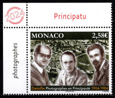 MONACO 2024 - DETAILLE, PHOTOGRAPHES EN PRINCIPAUTÉ  - NEUF ** - Unused Stamps