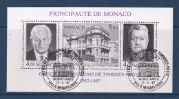 Monaco - YT Bloc N° 39 - Oblitéré, Dos Neuf Sans Charnière - 1987 - Blocks & Sheetlets