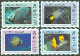 CAYMAN 1990 - Poissons - Anges De Mer - 4 V. - Poissons