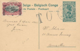 BELGIAN CONGO PPS SBEP 61 VIEW 117 USED - Entiers Postaux