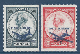 Monaco - Poste Aérienne - PA YT N° 13 Et 14 ** - Neuf Sans Charnière - 1946 - Posta Aerea