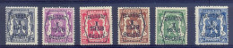 Préos - Série 1  - PO333-PO338 ** / PRE333-PRE338 ** - Typografisch 1936-51 (Klein Staatswapen)
