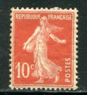 FRANCE- Y&T N°138- Neuf Avec Charnière * - Unused Stamps