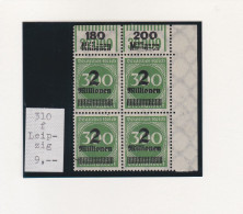 Bloc  Block   4 Timbres     Mi  :  310 F     **      Deutsches  Reich  Leipzig - Altri & Non Classificati