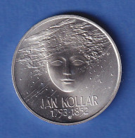 Slowakei 1993 Silbermünze 200 Kronen 100. Geburtstag Von Jan Kollar Stg - Slowakije