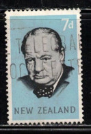 NEW ZEALAND Scott # 371 Used - Sir Winston Churchill - Usati