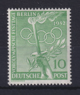 Berlin 1952 Vorolympische Festtage 10-Pfennig-Wert Mi.-Nr. 89 **  - Unused Stamps