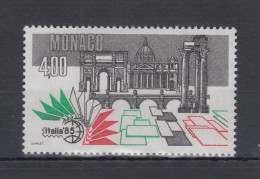 Monaco 1985  Mi.-Nr. 1712 ** Internationale Briefmarkenausstellung ITALIA '85 - Altri & Non Classificati