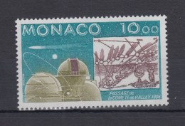 Monaco 1986  Mi.-Nr. 1761 ** Weltraum Halleyscher Komet - Altri & Non Classificati