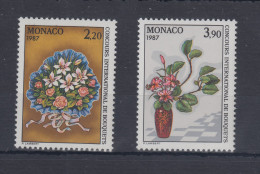 Monaco 1986  Mi.-Nr. 1777-1778 ** Wettbewerb Für Blumenbinderei - Altri & Non Classificati