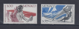 Monaco 1987  Mi.-Nr. 1808-1809 ** Sportspiele Tennis , Segeln/Windsurfen - Altri & Non Classificati