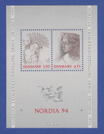 Dänemark 1992 Block 8 ** Briefmarkenausstellung NORDIA `94 - Andere & Zonder Classificatie