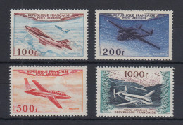 Frankreich 1954 Flugpostmarken Flugzeuge Mi.-Nr. 987-990 Satz 4 Werte ** - Sonstige & Ohne Zuordnung