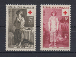 Frankreich 1956 Rotes Kreuz Mi.-Nr. 1117-1118 Satz 2 Werte ** - Sonstige & Ohne Zuordnung