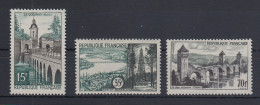 Frankreich 1957 Freimarken Landschaften Mi.-Nr. 1145-1147 Satz 3 Werte ** - Otros & Sin Clasificación