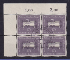 Bund 1956 Mozart Mi.-Nr. 228 Eckrandviererblock OL  O STOTZHEIM (EUSKIRCHEN) - Gebruikt