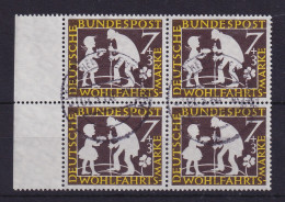 Bund 1959 Märchen Sterntaler Mi.-Nr. 322 Seitenrandviererblock Gestempelt - Oblitérés