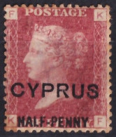 Cyprus. 1881 Y&T. 7b,  MH. - Cyprus (...-1960)