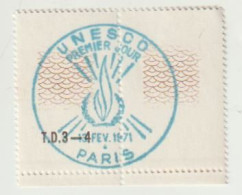 Tampons UNESCO Premier Jour 13 Février 1971 - Sonstige & Ohne Zuordnung