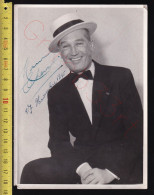Maurice Chevalier - GESIGNEERD / SIGNATURE - Foto - Sänger Und Musiker