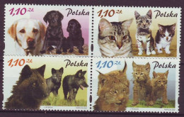 POLAND 3960-3963,unused - Chiens