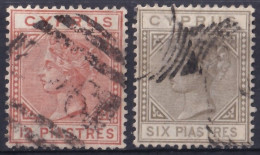 Cyprus. 1882-86  Y&T. 21, 22, - Cyprus (...-1960)