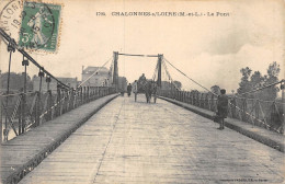 24-6026 : CHALONNES-SUR-LOIRE. LE PONT SUSPENDU. PONT DE FIL - Chalonnes Sur Loire