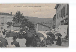 BELMONT - Procession De La Fête Dieu - état - Belmont De La Loire