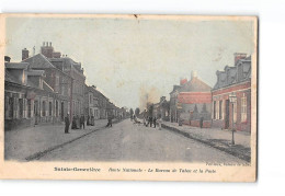 SAINTE GENEVIEVE - Route Nationale - Le Bureau De Tabac Et La Poste - Très Bon état - Sainte-Geneviève