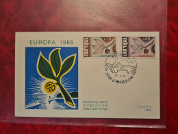 Lettre MONACO FDC EUROPA 1965 - Altri & Non Classificati