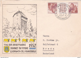 Journée Du Timbre - Tag Der Briefmarke - Se-tenant' 1942 : Paire Tête-bêche Horizontale Oblitérée Avec Pont - FDC