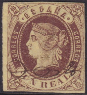 Spain 1862 Sc 59 España Ed 61 Used Pen Cancel - Used Stamps