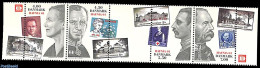 Denmark 2001 Hafnia 01 4v +tab [::T::], Mint NH, Stamps On Stamps - Ongebruikt