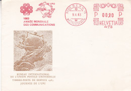 Switzerland - 1983 - FDC - Union Postale Universelle Envelope - Helvetia Postmark - Caja 30 - FDC