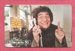 France, 02/1998- Used Phone Card With By 50 Units. France Telecom-Telephone Et Cinema N. 12 - Christian Clavier - 1998