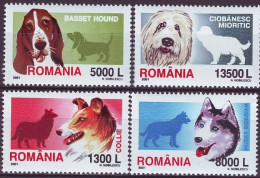 ROMANIA 5574-5577,unused - Chiens