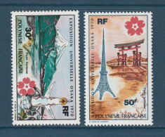 Polynésie Française - Poste Aérienne - YT PA N° 32 Et 33 ** - Neuf Sans Charnière - 1970 - Ungebraucht