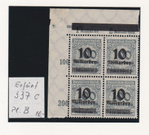 1  Bloc  Block   4 Timbres     Mi  :  337  C     **      Deutsches  Reich - Ongebruikt