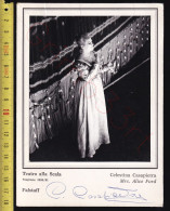 Celestina Casapietra - Opera - GESIGNEERD / SIGNATURE - Foto - Singers & Musicians
