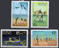 NAURU/1973/MH/SC#97-100/ CULTURE/ LOCAL SPORTS / PARTIAL SET - Nauru