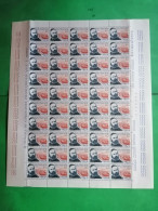 Italia **  Anno 1981 -  DANIELE COMBONI.  Unif. 1545. FOGLIO COMPLETO. PIEGATO.  MNH** - Ganze Bögen